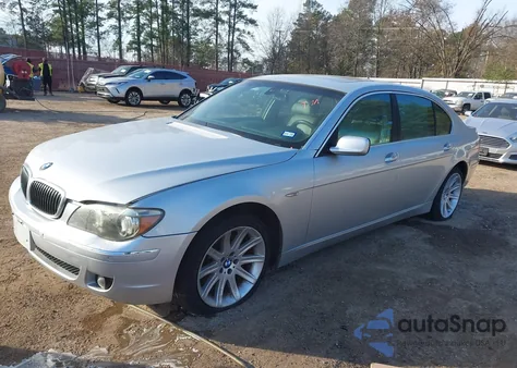 2006 BMW 750Li z USA, uszkodzony, nr VIN WBAHN83536DT39120